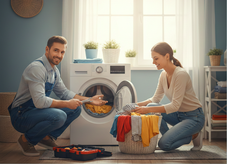 اصلاح غسالة الملابس
